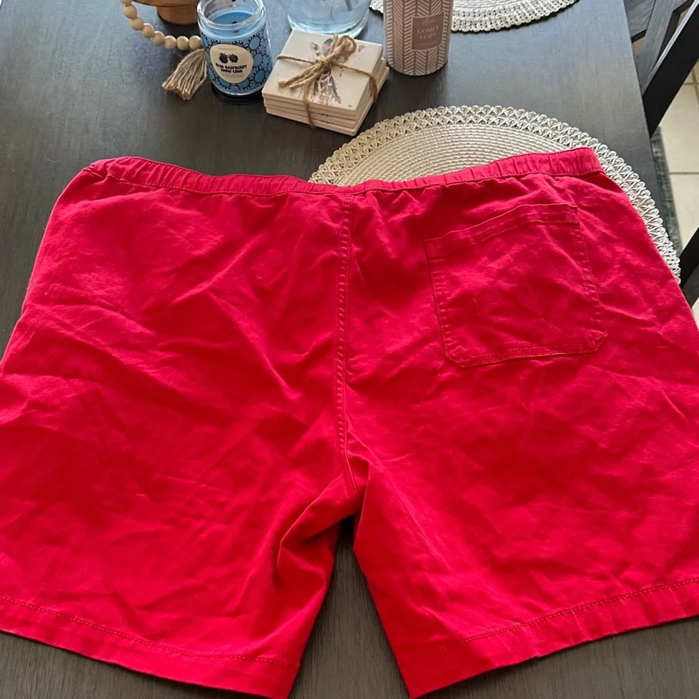 U.S. Polo Assn. Vibrant Red Men's Athletic Shorts - Picture 3 of 4